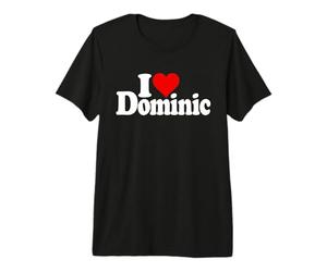 I Love Heart Dominic DOM Premium T-Shirt
