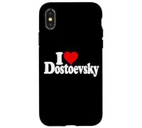 I LOVE HEART DOSTOEVSKY NAME ON A TEE Case for iPhone X/XS