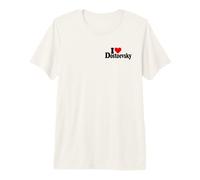 I Love Heart Dostoevsky Name ON A TEE Premium T-Shirt
