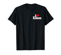 I Love Heart Eileen Personalized Name ON A TEE T-Shirt