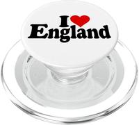 I LOVE HEART ENGLAND UNITED KINGDOM PopSockets PopGrip for MagSafe