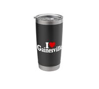 I Love Heart Gainesville Florida Stainless Steel Insulated Tumbler