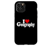 I LOVE HEART GEOGRAPHY MAPS STUDY OF EARTH Case for iPhone 11 Pro