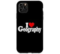 I LOVE HEART GEOGRAPHY MAPS STUDY OF EARTH Case for iPhone 11 Pro Max