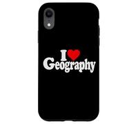 I LOVE HEART GEOGRAPHY MAPS STUDY OF EARTH Case for iPhone XR