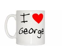 I Love Heart George Mug