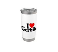 I Love Heart Gerbils Pets Stainless Steel Insulated Tumbler