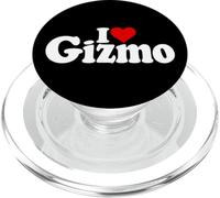 I LOVE HEART GIZMO NAME ON A TEE PopSockets PopGrip for MagSafe