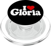 I LOVE HEART GLORIA NAME ON A TEE PopSockets PopGrip for MagSafe