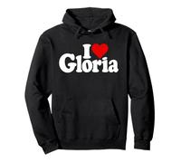 I LOVE HEART GLORIA NAME ON A TEE Pullover Hoodie