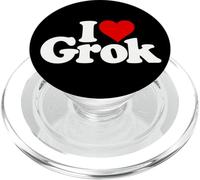 I LOVE HEART GROK PopSockets PopGrip for MagSafe