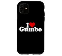 I LOVE HEART GUMBO LOUISIANA CREOLE STEW SOUP Case for iPhone 11