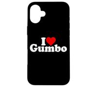 I LOVE HEART GUMBO LOUISIANA CREOLE STEW SOUP Case for iPhone 16 Plus