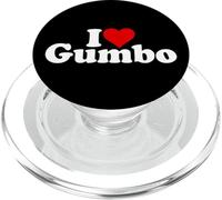 I LOVE HEART GUMBO LOUISIANA CREOLE STEW SOUP PopSockets PopGrip for MagSafe