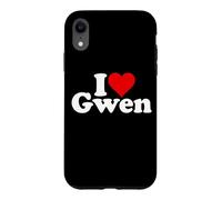 I LOVE HEART GWEN GWENDOLYN GUINEVERE Case for iPhone XR