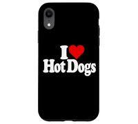 I LOVE HEART HOT DOGS WIENER SANDWICH SAUSAGE Case for iPhone XR