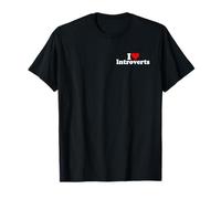 I Love Heart Introverts T-Shirt