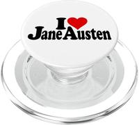 I LOVE HEART JANE AUSTEN PopSockets PopGrip for MagSafe