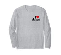 I Love Heart Jason Name ON A TEE Long Sleeve T-Shirt