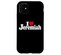 I LOVE HEART JEREMIAH NAME ON A TEE Case for iPhone 11