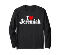 I Love Heart Jeremiah Name ON A TEE Long Sleeve T-Shirt