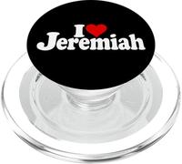 I LOVE HEART JEREMIAH NAME ON A TEE PopSockets PopGrip for MagSafe