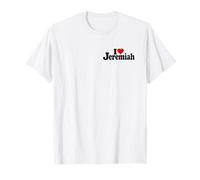I Love Heart Jeremiah Name ON A TEE T-Shirt