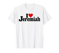 I Love Heart Jeremiah Name ON A TEE T-Shirt