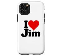 I LOVE HEART JIM JAMES JIMMY NAME ON A TEE Case for iPhone 11 Pro