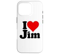 I LOVE HEART JIM JAMES JIMMY NAME ON A TEE Case for iPhone 16 Pro