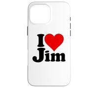 I LOVE HEART JIM JAMES JIMMY NAME ON A TEE Case for iPhone 16 Pro Max