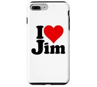 I LOVE HEART JIM JAMES JIMMY NAME ON A TEE Case for iPhone 7 Plus/8 Plus