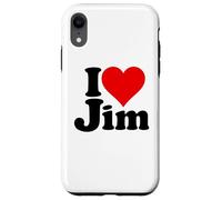 I LOVE HEART JIM JAMES JIMMY NAME ON A TEE Case for iPhone XR