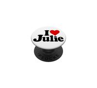 I LOVE HEART JULIE JULIETTE JULES PopSockets Adhesive PopGrip