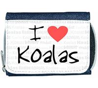I Love Heart Koalas Denim Wallet