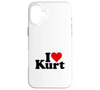 I LOVE HEART KURT Case for iPhone 16 Plus
