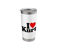 I Love Heart Kurt Stainless Steel Insulated Tumbler