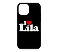 I LOVE HEART LILA NAME ON A TEE Case for iPhone 12 mini
