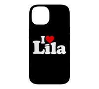 I LOVE HEART LILA NAME ON A TEE Case for iPhone 14