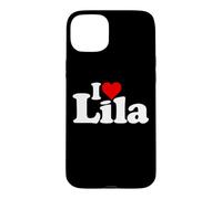 I LOVE HEART LILA NAME ON A TEE Case for iPhone 15 Plus