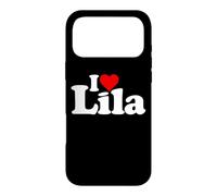 I LOVE HEART LILA NAME ON A TEE Case for iPhone 17 Pro Max