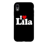 I LOVE HEART LILA NAME ON A TEE Case for iPhone XR