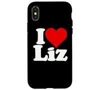 I LOVE HEART LIZ ELIZABETH ELIZA LIZZY ELISE LISA Case for iPhone X/XS