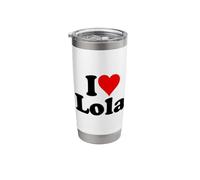 I Love Heart LOLA Stainless Steel Insulated Tumbler
