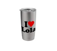 I Love Heart LOLA Stainless Steel Insulated Tumbler