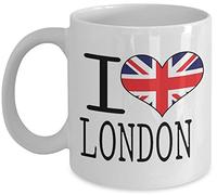 I Love Heart London Union Jack Flag Gift Mug