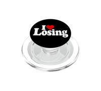 I LOVE HEART LOSING FAILING LOSERS PopSockets PopGrip for MagSafe