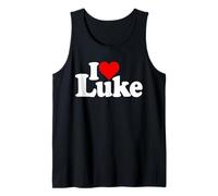 I Love Heart Luke Name ON A TEE Tank Top