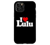 I LOVE HEART LULU NAME ON A TEE Case for iPhone 11 Pro