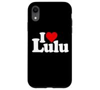 I LOVE HEART LULU NAME ON A TEE Case for iPhone XR